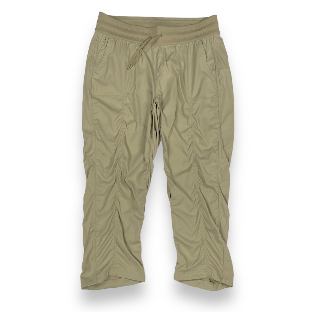 The‎ North Face Pants Women 1X Beige UPF40 Drawstring Flash Dry Plus NWT